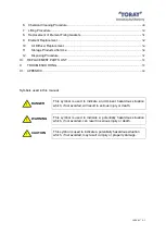 Предварительный просмотр 3 страницы Toray TMR090 Series Instruction Manual