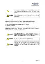 Preview for 53 page of Toray TMR090 Series Instruction Manual