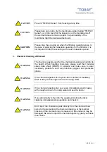 Предварительный просмотр 10 страницы Toray TMR140 Series Instruction Manual