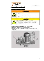 Предварительный просмотр 87 страницы Torc HYFLOW 230-2 Maintenance And Repair Instructions