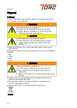 Предварительный просмотр 92 страницы Torc HYFLOW 230-2 Maintenance And Repair Instructions