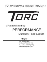 Предварительный просмотр 28 страницы Torc TTZ-1 Operational And Spare Parts Manual