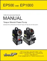 Preview for 1 page of TorcUP EP1000 Owner'S Operation And Maintenance Manual