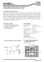 Preview for 1 page of Torex XC6802 Series Manual