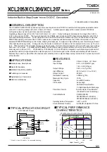 Torex XCL205 Series Manual preview