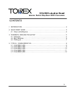 Preview for 3 page of Torex XCL206B123-EVB User Manual