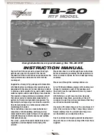 Preview for 2 page of Torgun TB-20 Instruction Manual