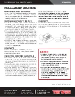 Preview for 1 page of Tork Winch TW 2000 Installation Instructions