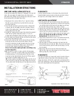 Preview for 2 page of Tork Winch TW 2000 Installation Instructions