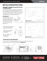 Preview for 3 page of Tork Winch TW 2000 Installation Instructions