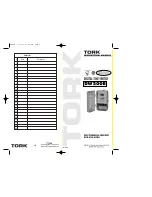 Tork DW200B Instruction Manual preview