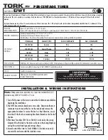 Tork EJWT Quick Start Manual preview