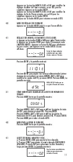 Preview for 13 page of Tork EW101B Instruction Manual