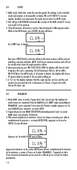 Preview for 16 page of Tork EW101B Instruction Manual