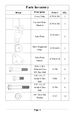 Preview for 2 page of Torklift central X7910 Installation Instructions Manual