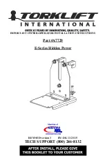 Предварительный просмотр 1 страницы Torklift Hidden Power E A7729 Manual