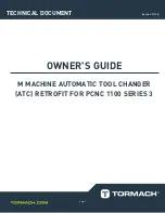 Preview for 1 page of Tormach ATC Owner'S Manual