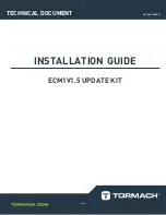 Tormach ECM1V1.5 Installation Manual предпросмотр