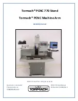 Tormach PCNC 770 Assembly Manual preview