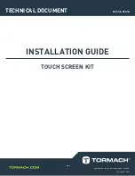 Tormach TD10383 Installation Manual предпросмотр