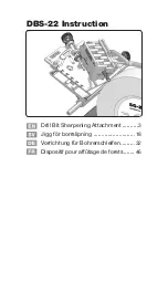 Предварительный просмотр 1 страницы tormek DBS-22 Instruction