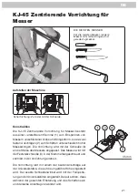 Preview for 21 page of tormek KJ-140 Instructions Manual