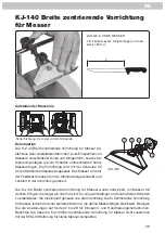 Preview for 29 page of tormek KJ-140 Instructions Manual