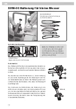 Предварительный просмотр 9 страницы tormek SVM-00 Instructions Manual