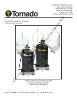 Предварительный просмотр 1 страницы Tornado 95954 Operation & Maintenance Manual