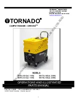 Предварительный просмотр 1 страницы Tornado 98172 Operation And Illustrated Parts Manual