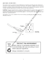 Предварительный просмотр 4 страницы Tornado 98774 Operation & Maintenance Manual