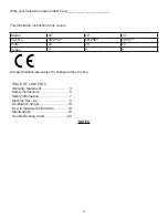 Preview for 2 page of Tornado 99105A Operation & Maintenance Manual