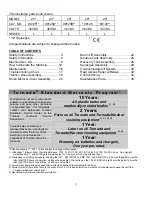 Preview for 3 page of Tornado 99125A Owner'S Operation And Maintenance Manual