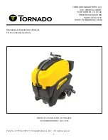 Tornado BDSO 27/28 Operation & Maintenance Manual preview