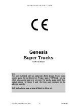 Tornado Genesis Super Trucks User Manual preview