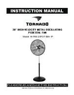 Tornado HI-FAN-20POF-5BA-1P Instruction Manual preview