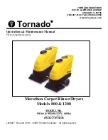 Preview for 1 page of Tornado Marathon 1200 Operation & Maintenance Manual