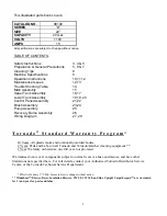 Preview for 2 page of Tornado MARATHON 2000 Operation & Service Manual