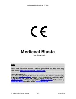 Tornado Medieval Blasta User Manual preview