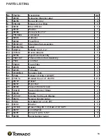 Предварительный просмотр 19 страницы Tornado Pro Spotter Operation And Maintenance Manual