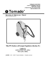 Preview for 1 page of Tornado PS Series 64230 Operation & Maintenance Manual