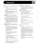 Preview for 17 page of Tornado Rolfy 1055 User Manual