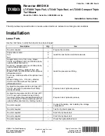 Предварительный просмотр 1 страницы Toro 02858 Installation Instructions Manual