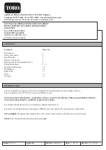 Предварительный просмотр 1 страницы Toro 02900 Fitting And Operation Instruction Sheet