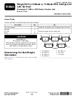 Preview for 1 page of Toro 03484 Installation Instructions