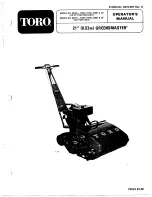 Toro 04215 Greensmaster 500 Operator'S Manual preview