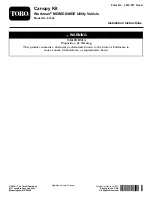 Preview for 1 page of Toro 07324 Installation Instructions Manual