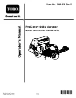 Toro 09960 Operator'S Manual предпросмотр