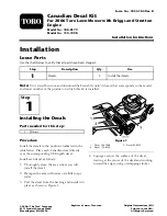 Toro 108-8179 Installation Instructions preview