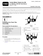 Предварительный просмотр 1 страницы Toro 111-8083 Installation Instructions